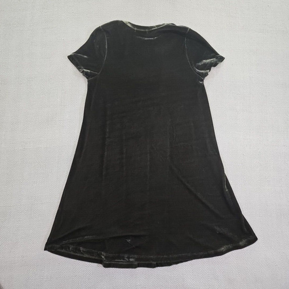 Ginger G Women’s Hunter Green Velvet Size Small A-line Dress Cottagecore Boho - Picture 12 of 14